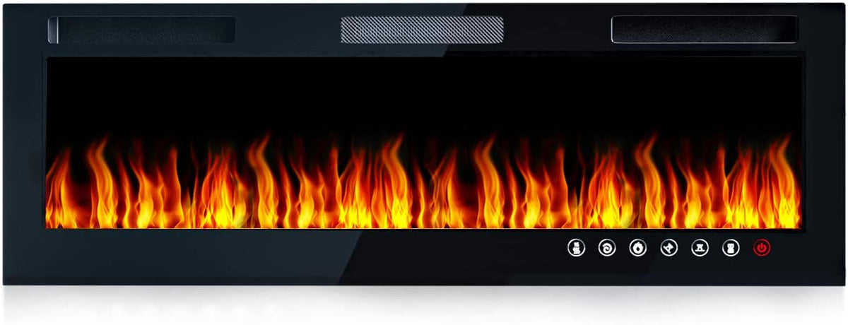 Electric Fireplace Heater with Remote Control, 750/1500W C29185