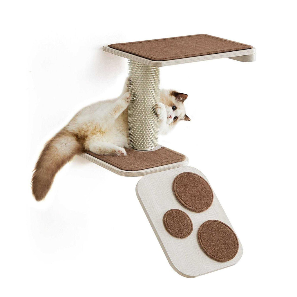 Wall-Mounted Cat Ladder with Shelves H403194