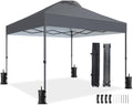 10x10ft Pop Up Canopy Tent with Wheel Cover Bag, White V2147