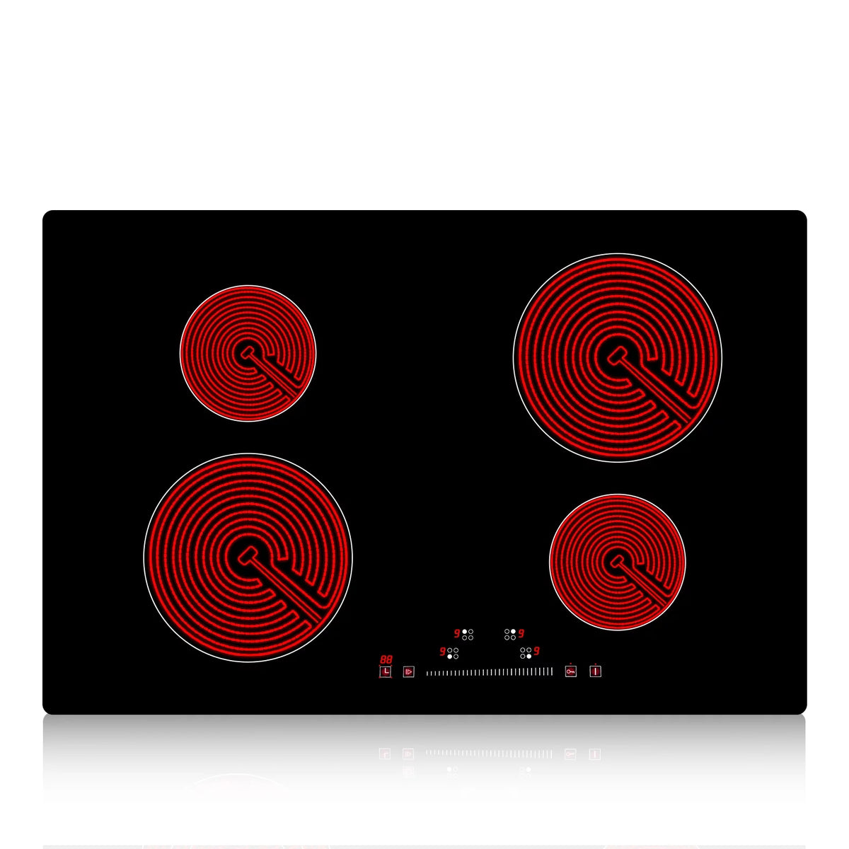 8600W Built-in Electric Ceramic Cooktop 5 Burners B929