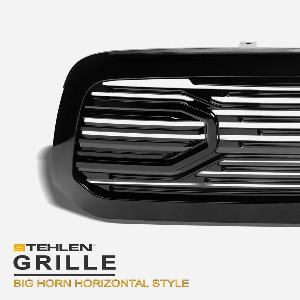Black Front Hood Bumper Grille for Ram 1500 P323030