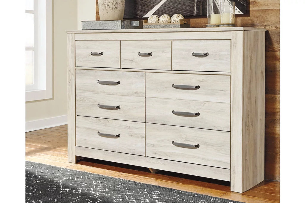 Whitewash 7 Drawer Dresser X672