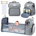 3 in 1 Waterproof Diaper Bag Backpack with Changing Pad B8825