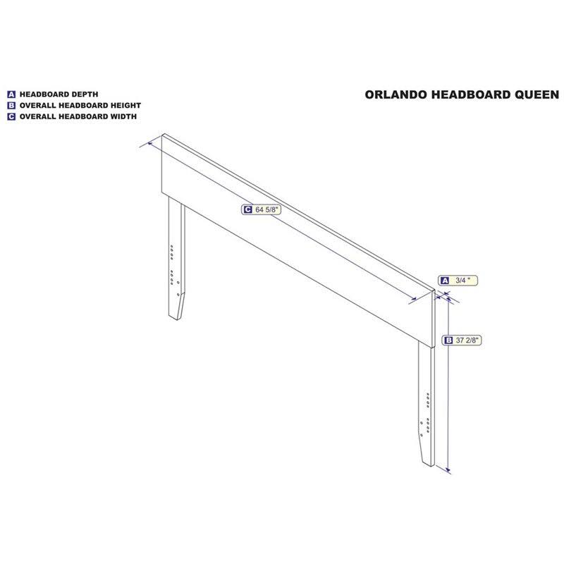 Queen Panel Headboard in White T511724