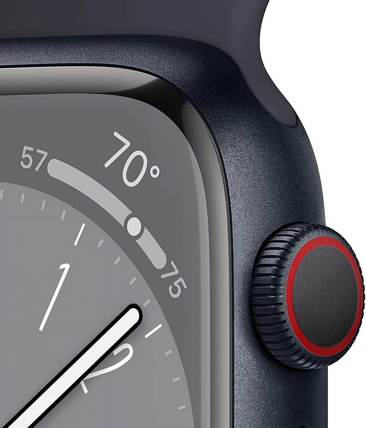 Apple Watch Series 8 GPS + Cellular 41mm Midnight Aluminum Case with Midnight Sport Band L153282