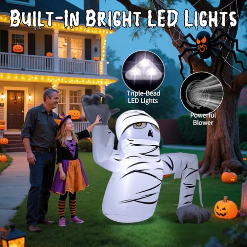 8FT Inflatable Pteranodon Dragon Decoration with LED Lights X338