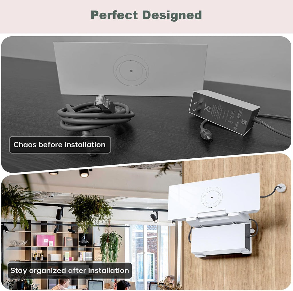 2 in 1 Wall Mount for Starlink Gen 3 Mesh Router and Power S124593