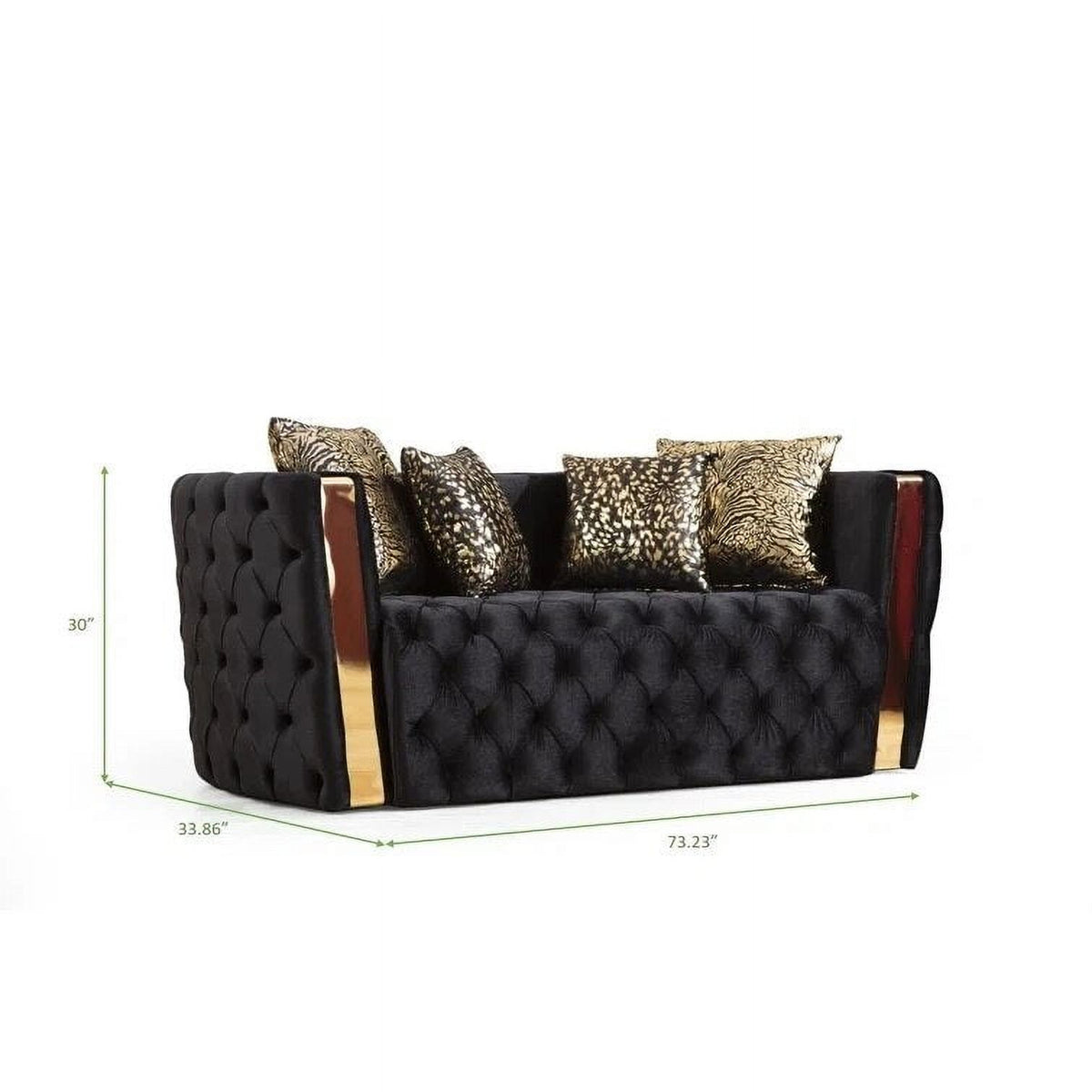 Velvet Sofa Set 3 2 1 Seater Upholstered X51868