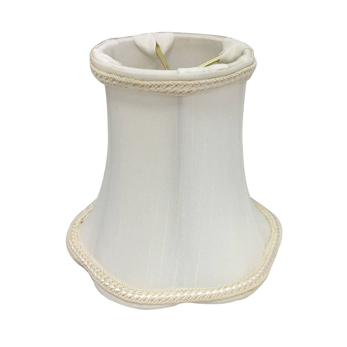 5x22 White Bell Candelabra Shade V190