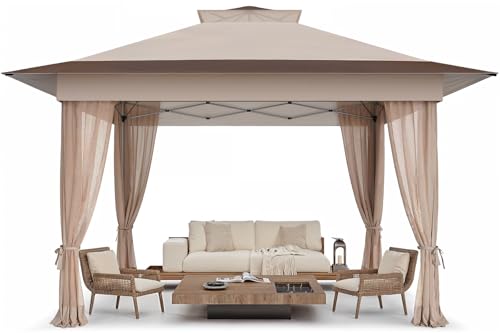 10x10ft Pop Up Canopy Tent with Wheel Cover Bag, White V2147