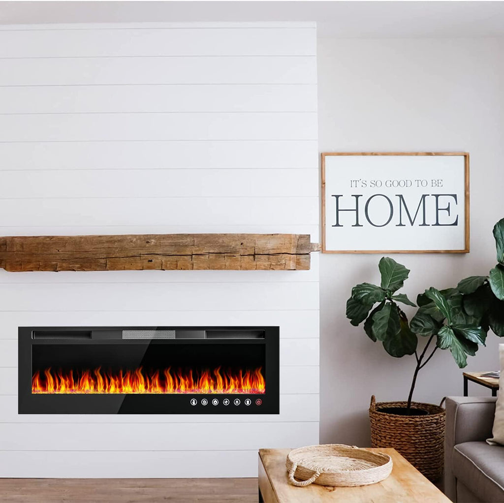 Electric Fireplace Heater with Remote Control, 750/1500W C29185
