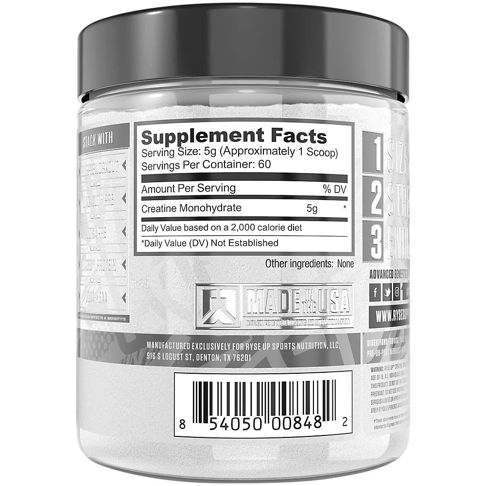 Unflavored Creatine Monohydrate 10.6 Oz 60 Servings U858