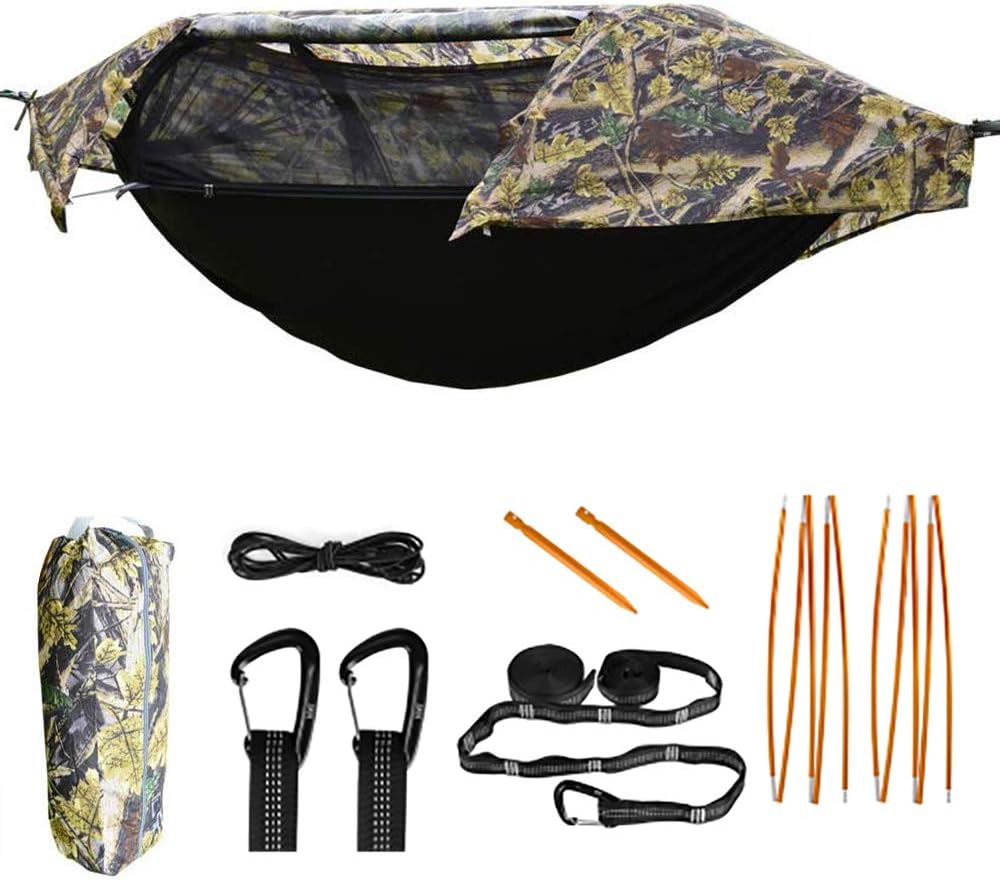 Camping Hammock with Mosquito Net and Rainfly V69127