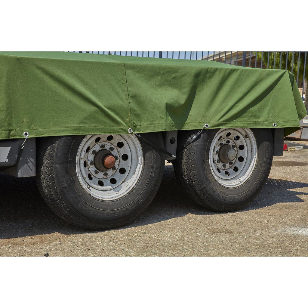 10 ft. x 12 ft. Canvas Tarp K859849