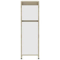 White Sonoma Oak Linen Cabinet Q436018