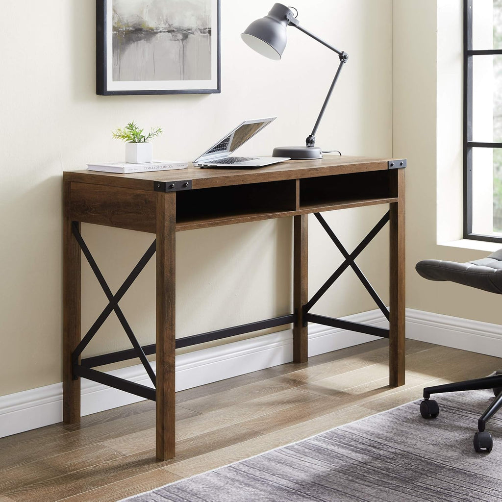 42 Inch Grey Wash Writing Desk H8349