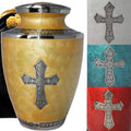 100% Brass Cremation Urns 200 Cubic Inches (Large, Ocean) B36420