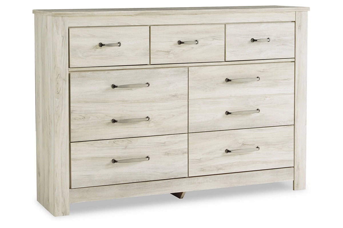 Whitewash 7 Drawer Dresser X672