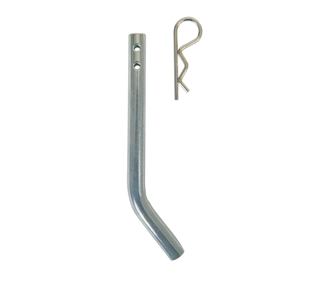 2 Pack Heavy Duty Adjustable Stake Pocket D Ring Black with 1/2" Hitch Pin, 4 Holes, 5400 lbs Load Limit E220276