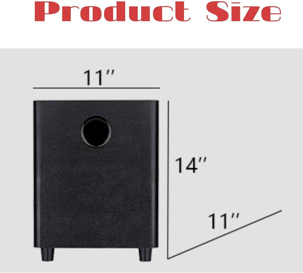 Black 8 Inch Passive Subwoofer Wood Material Z57488