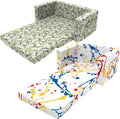 Kids Sofa 2 in 1 Flip Open Chair Sleeper with Dinosaur Print K756021