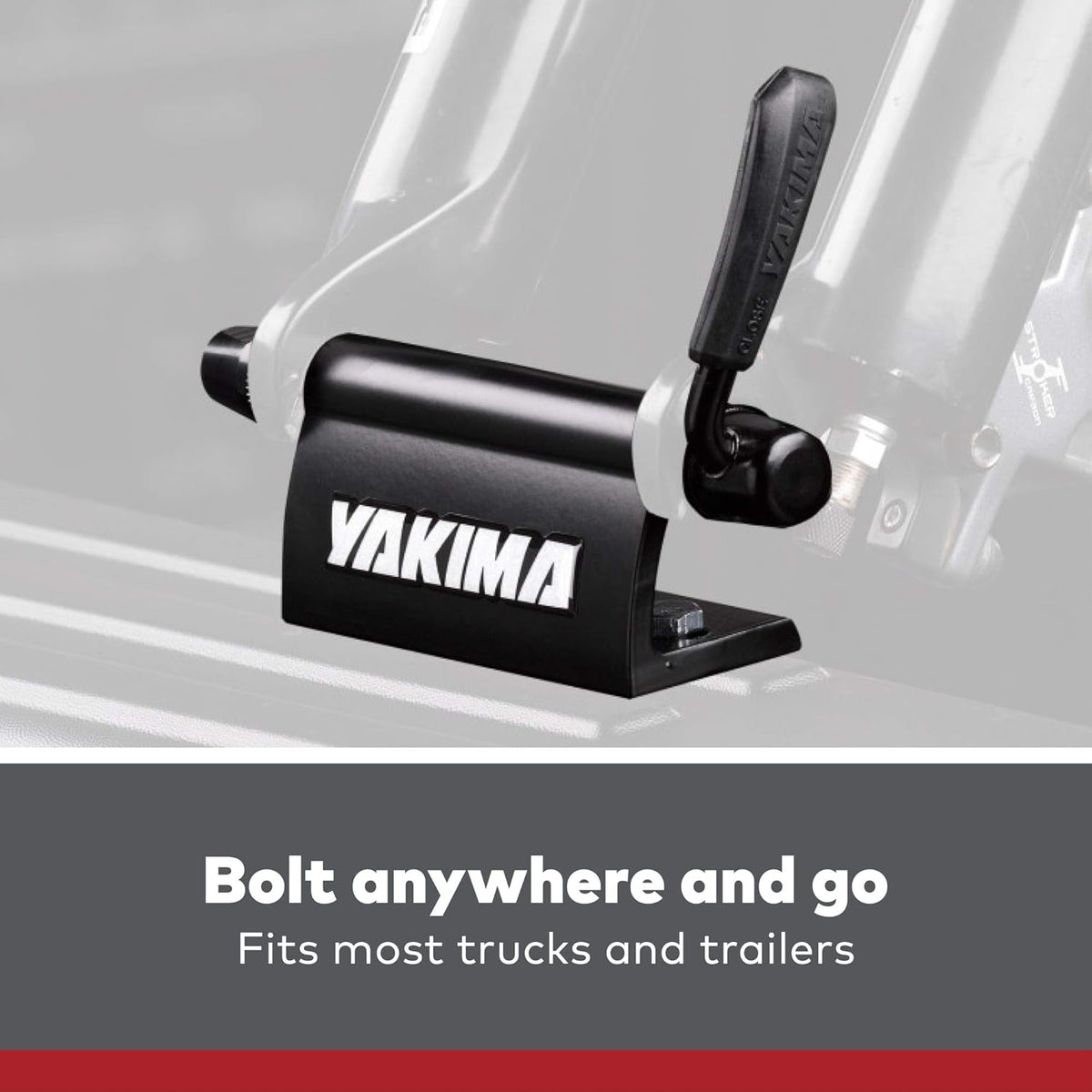 BlockHead Bike Mount for Transporting Bikes on Trucks and Trailers With Flat Beds H9230