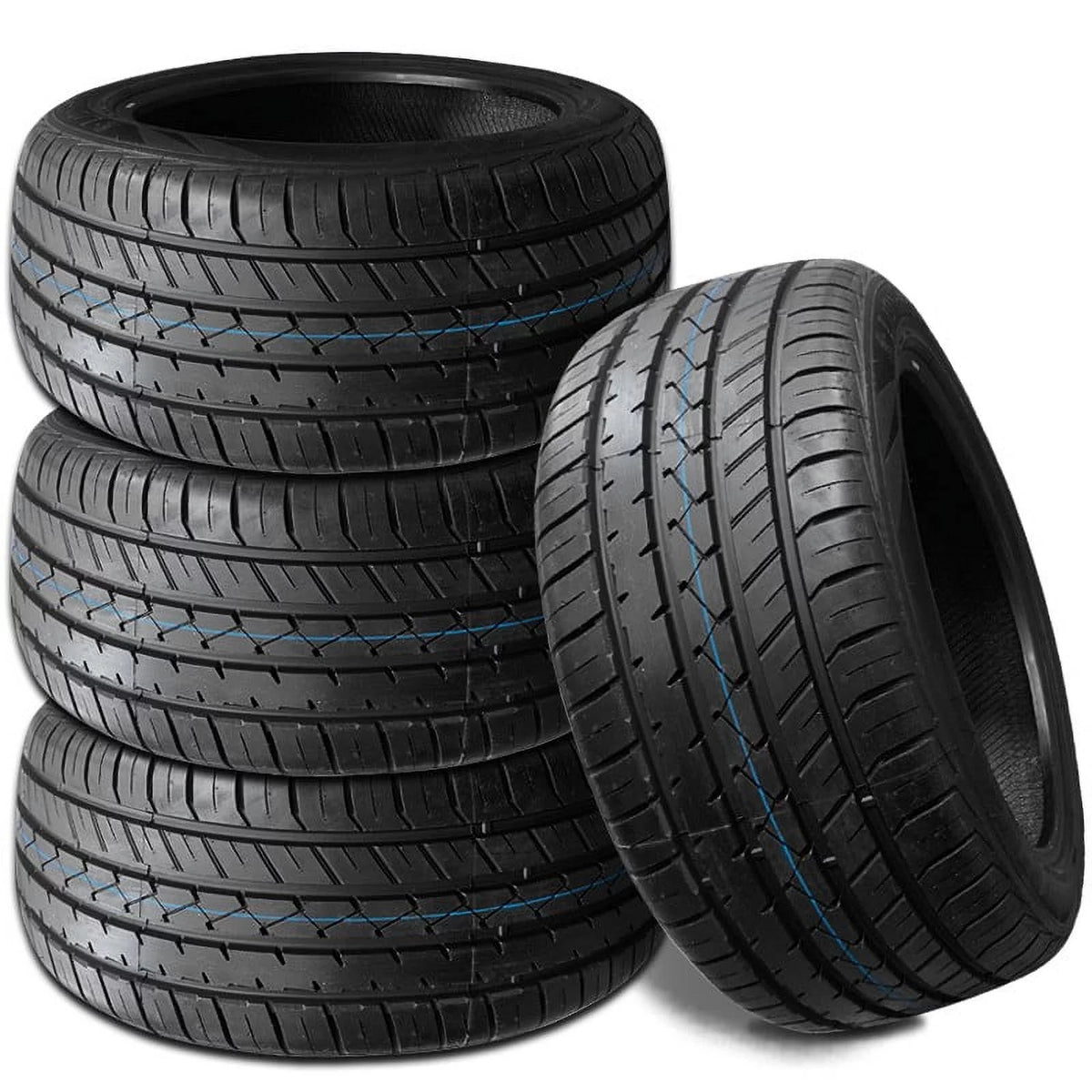 Set of 4 255/40ZR19 100W XL All Season High Performance Tires S3746