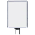 Vertical Swivel Mount Sign Frame, 11 x 14 in. Chrome N1530