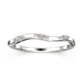 Marquise Cut Diamond Moissanite 925 Sterling Silver Wedding Band P38094