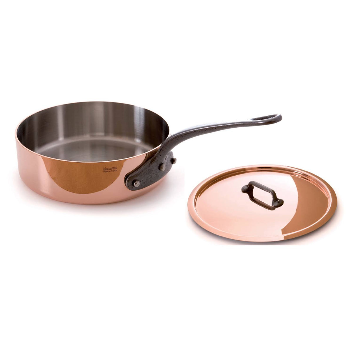 Copper Saute Pan with Lid 3.2 Qt. U937442