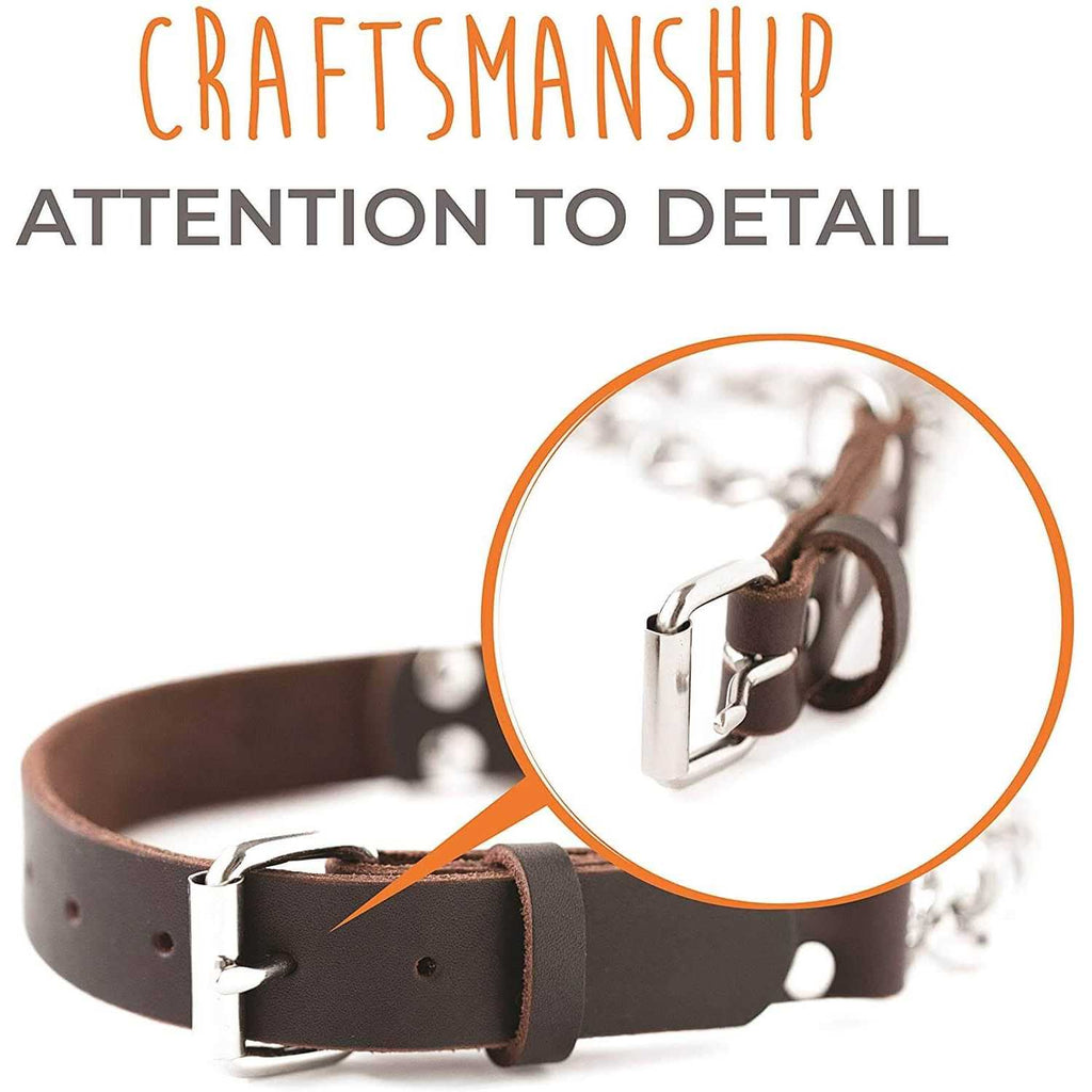 Leather Martingale Collar R37113