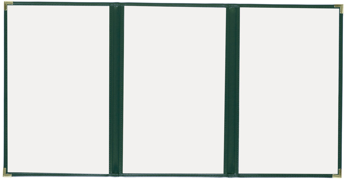8½x11 Green Menu Cover G9815