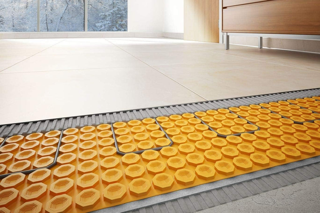 75 Square Feet Floor Heating Kit with Thermostat and Membrane M3185