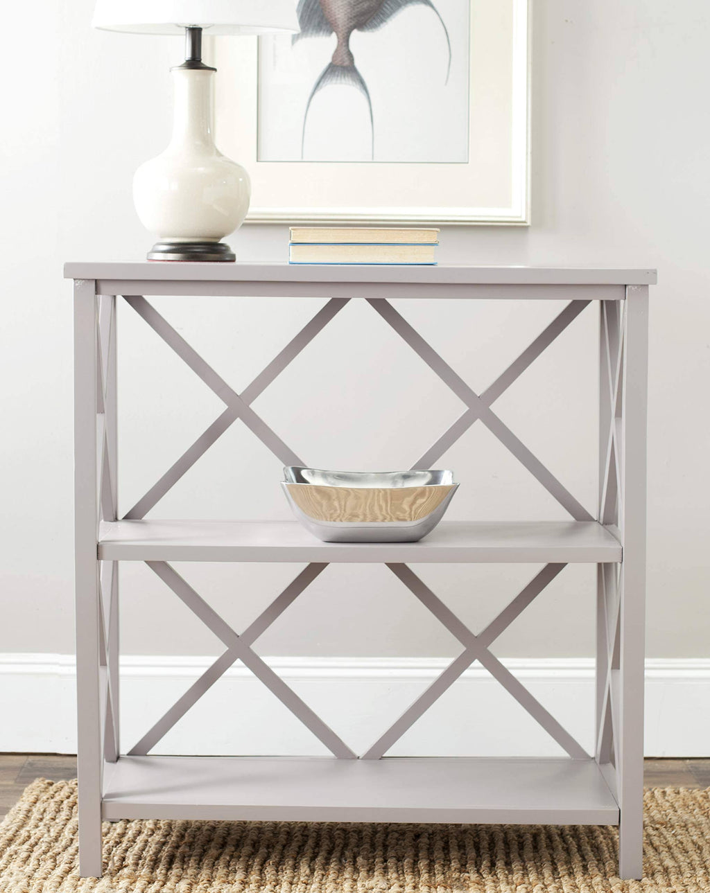 Grey Open Bookcase L73951