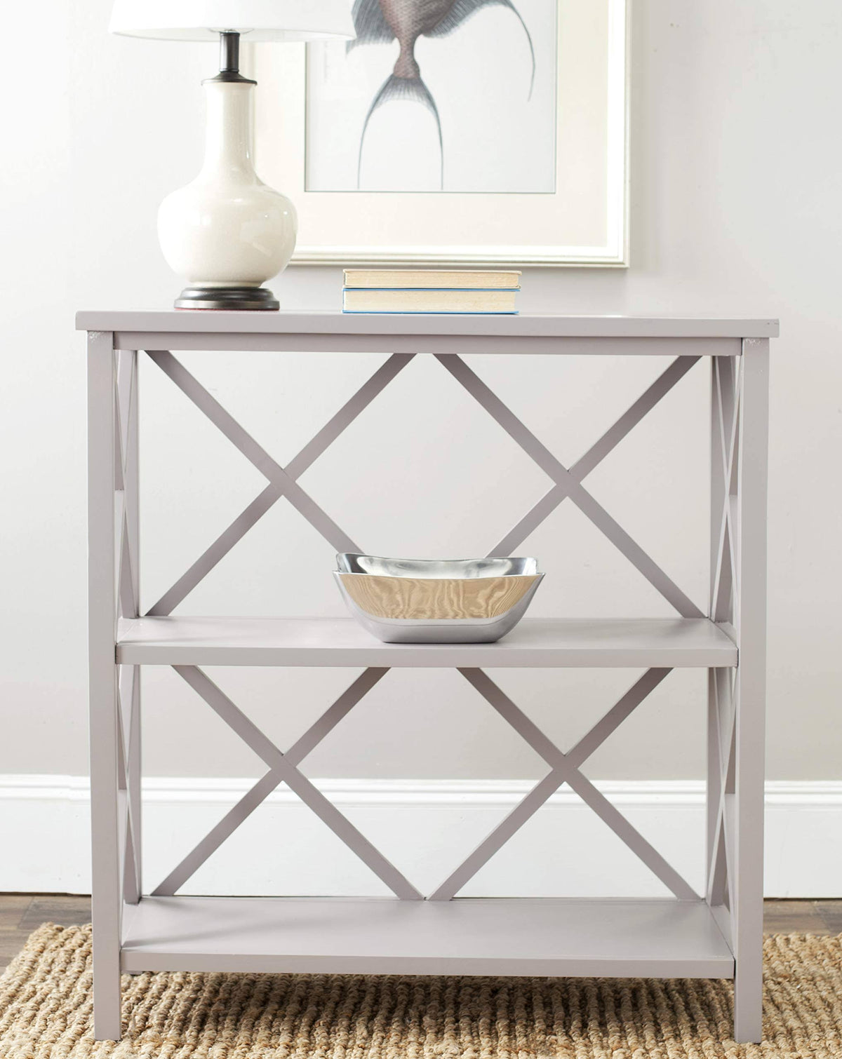 Grey Open Bookcase L73951