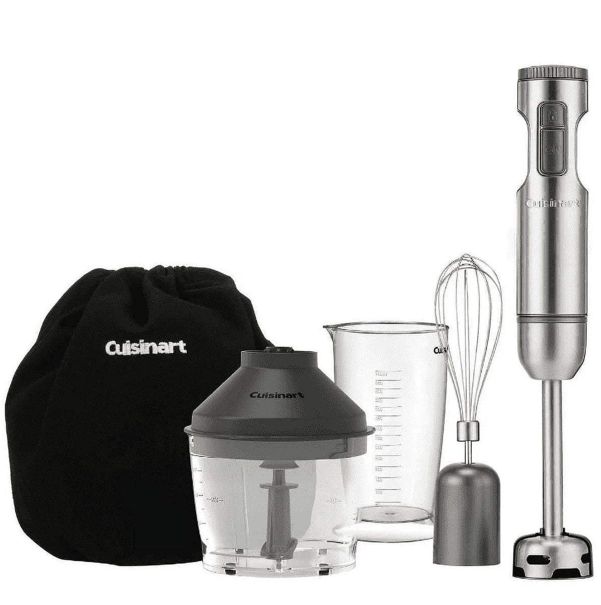 Silver Immersion Hand Blender with Storage Bag Y992