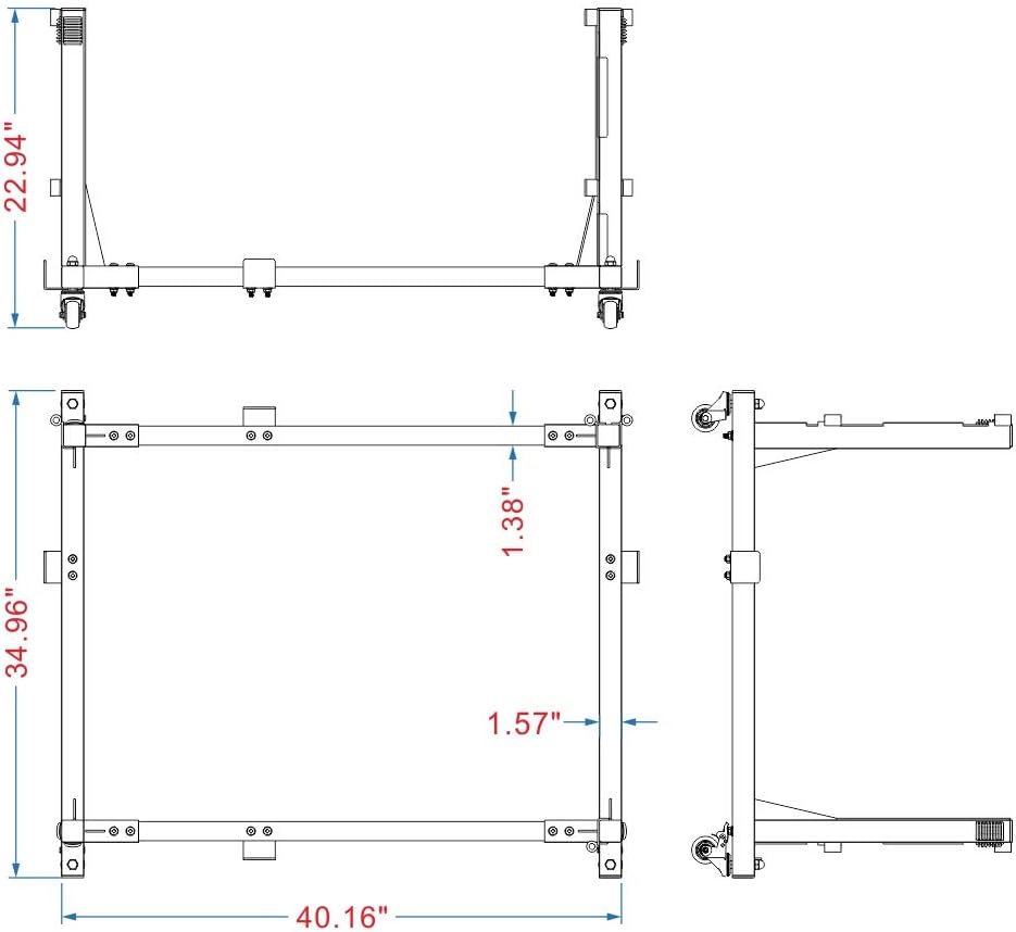 Black Door Hanger Storage Rack K486