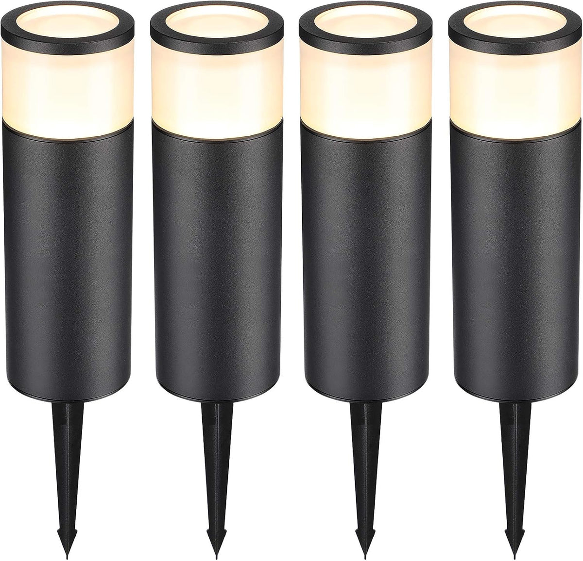 5W Low Voltage LED Landscape Pathway Lights, Pack of 4 T400