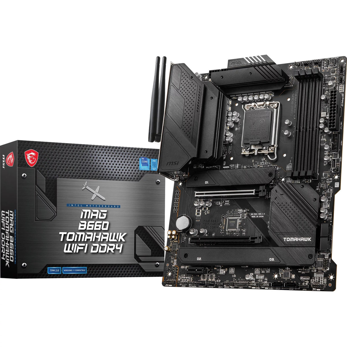 MAG B660 TOMAHAWK WIFI DDR4 LGA 1700 Intel B660 SATA 6Gb/s ATX Intel Motherboard X9701