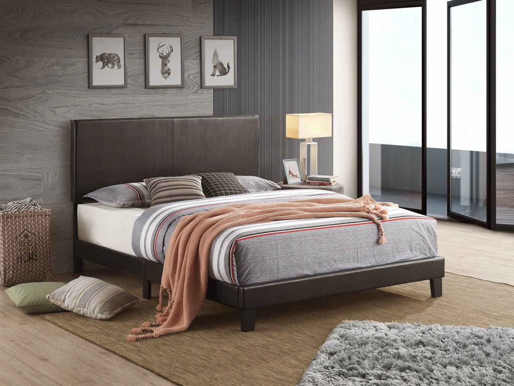 Black Queen Platform Bed W55708