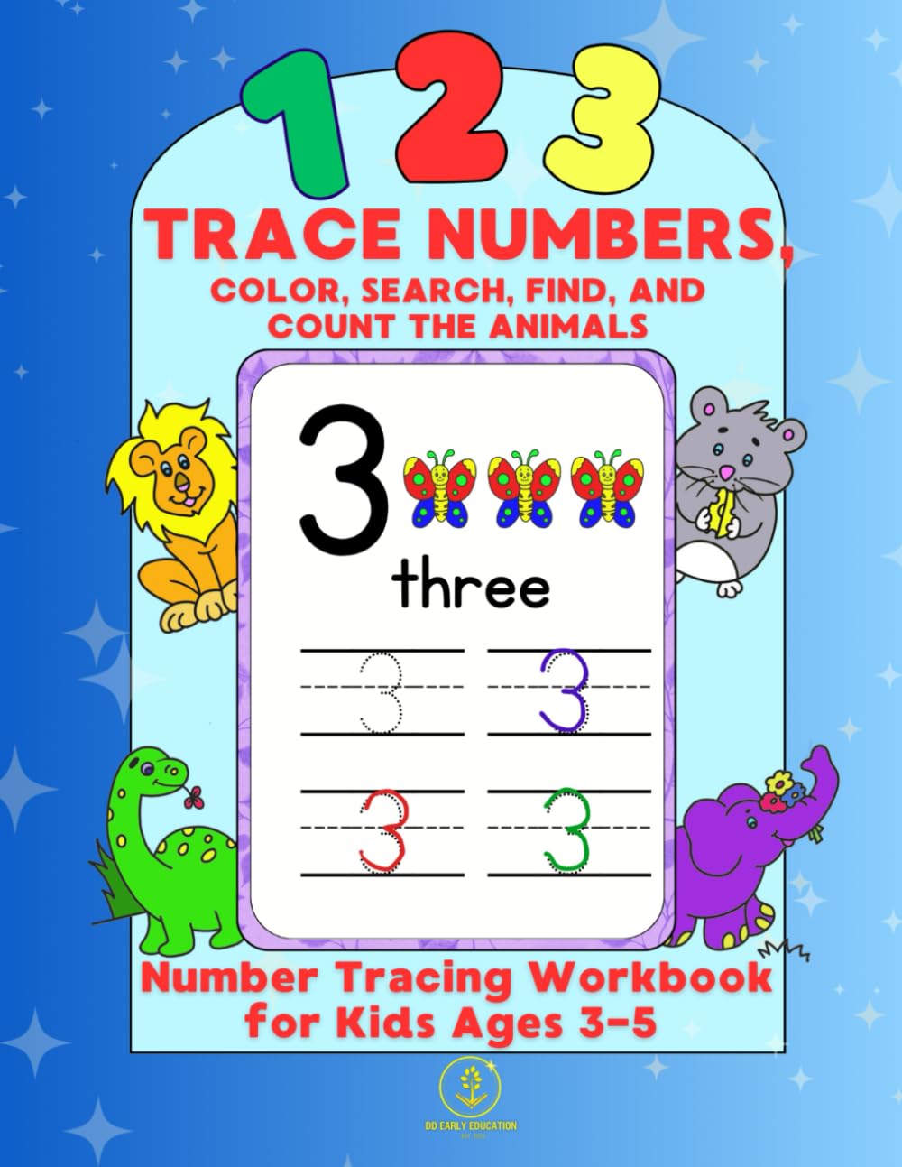 Number Tracing Workbook for Kids Ages 3-5 X4042