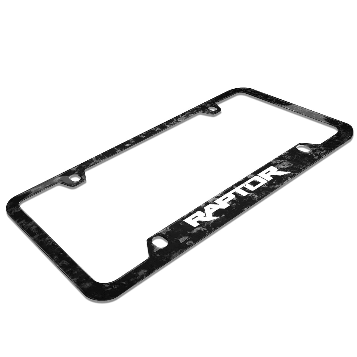 Black Forged Carbon Fiber License Plate Frame M899754