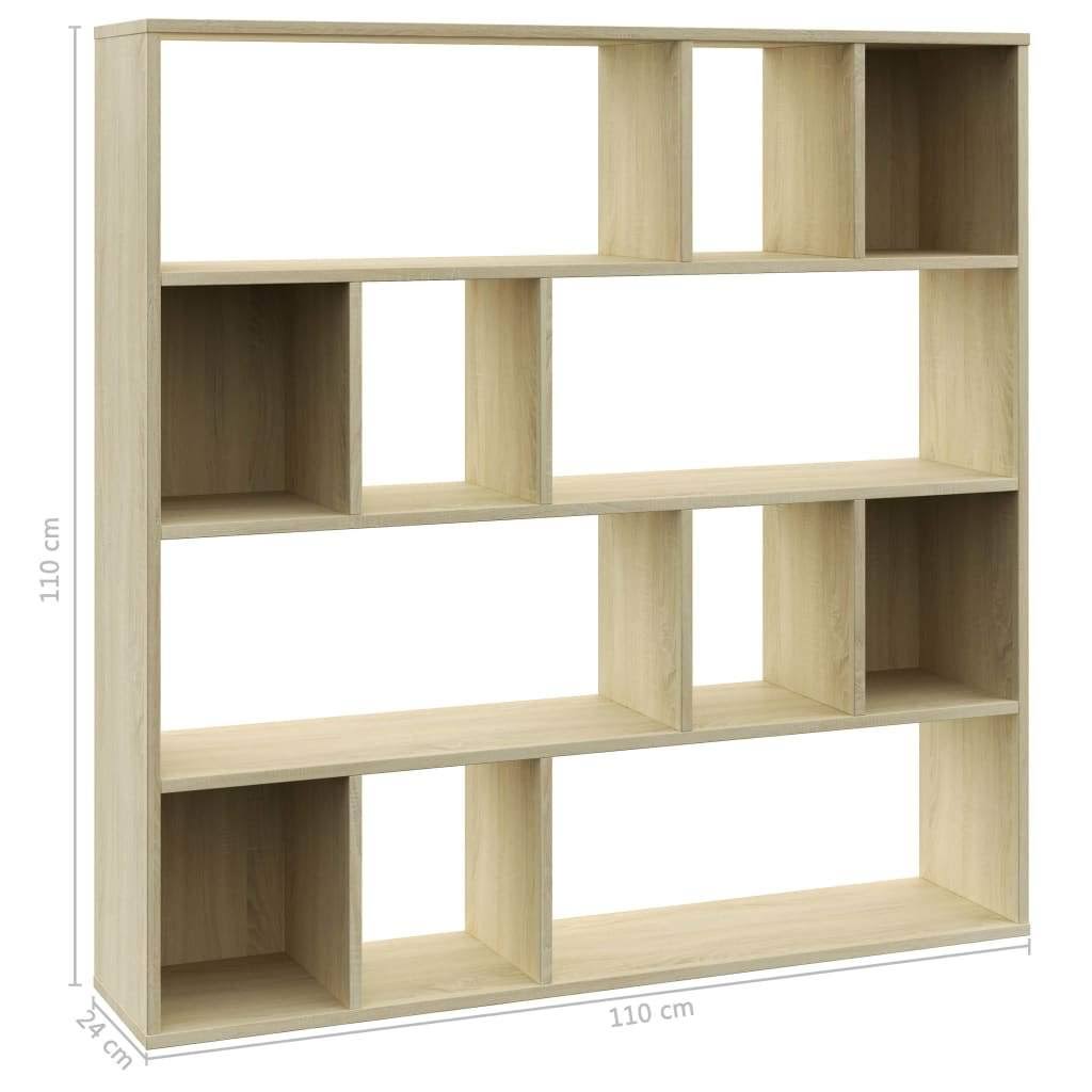 Room Divider/Book Cabinet Sonoma Oak Chipboard H15337