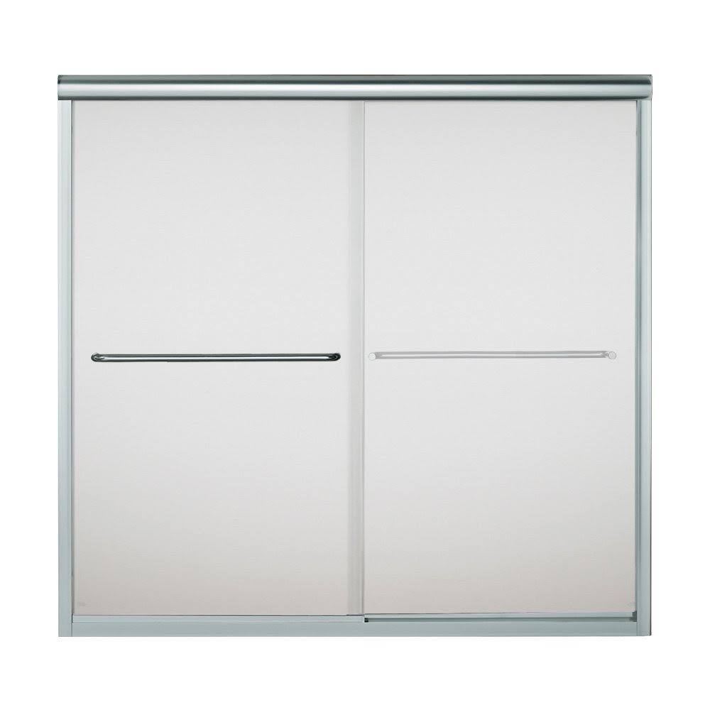 Silver Frameless Bathtub Door C67241