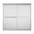 Silver Frameless Bathtub Door C67241