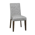 Brown Set of 2 Upholstered Side Chair P15604