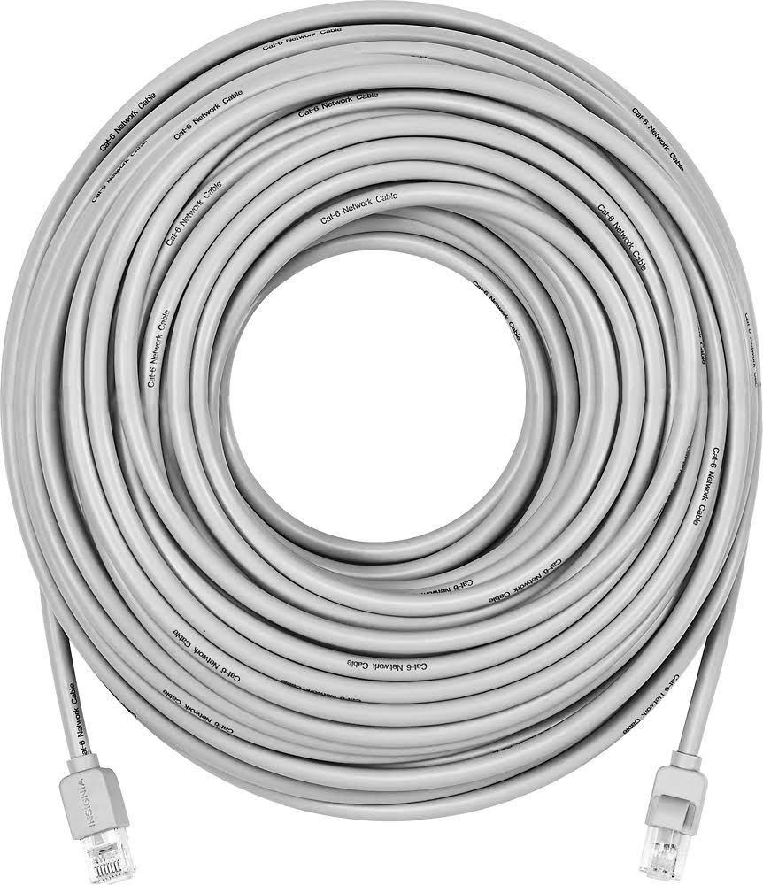 Gray Cat-6 Ethernet Cable I60378