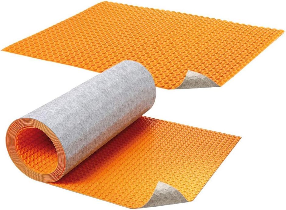 75 Square Feet Floor Heating Kit with Thermostat and Membrane M3185