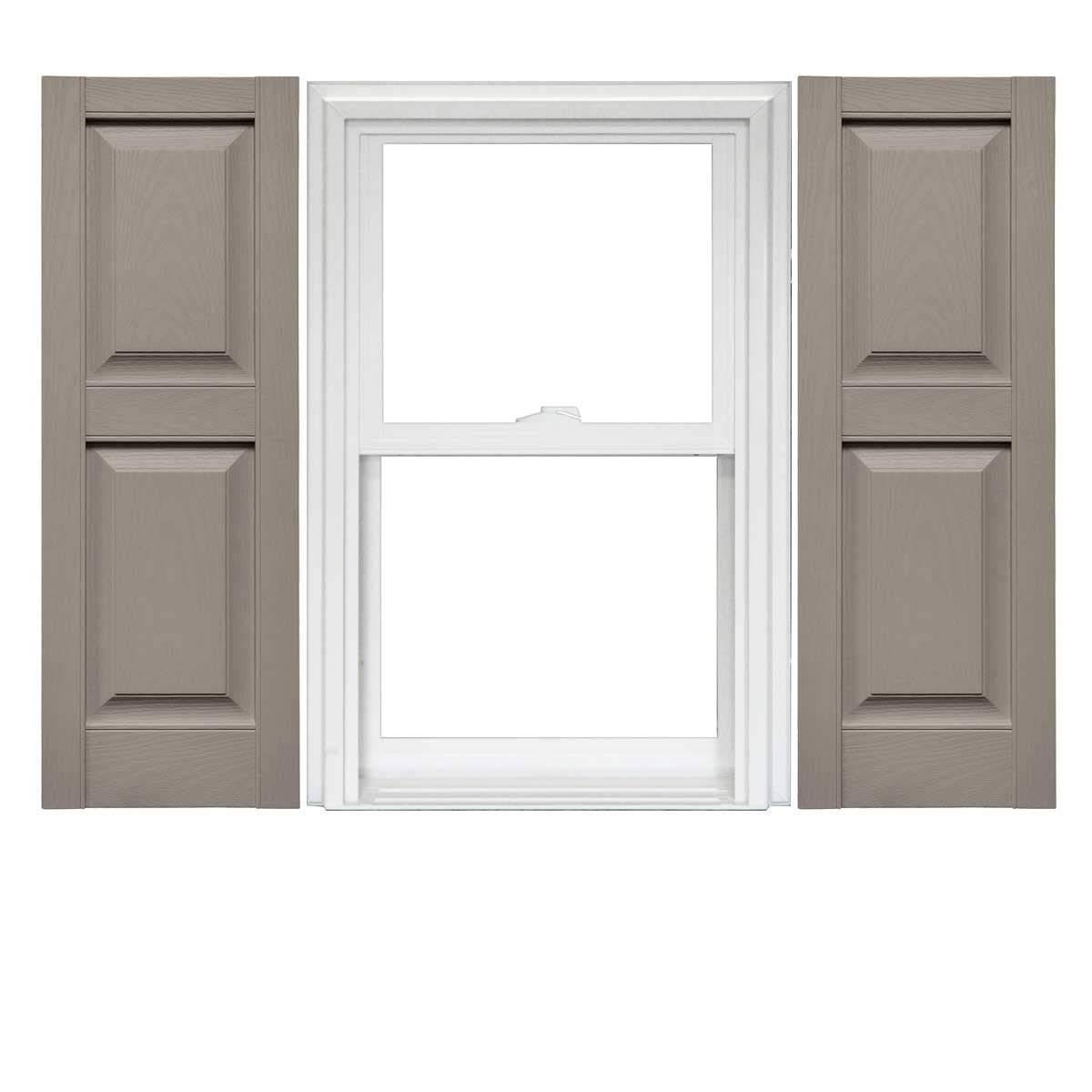 Clay Vinyl Shutters (1 Pair) 14.75 x 51 M315800