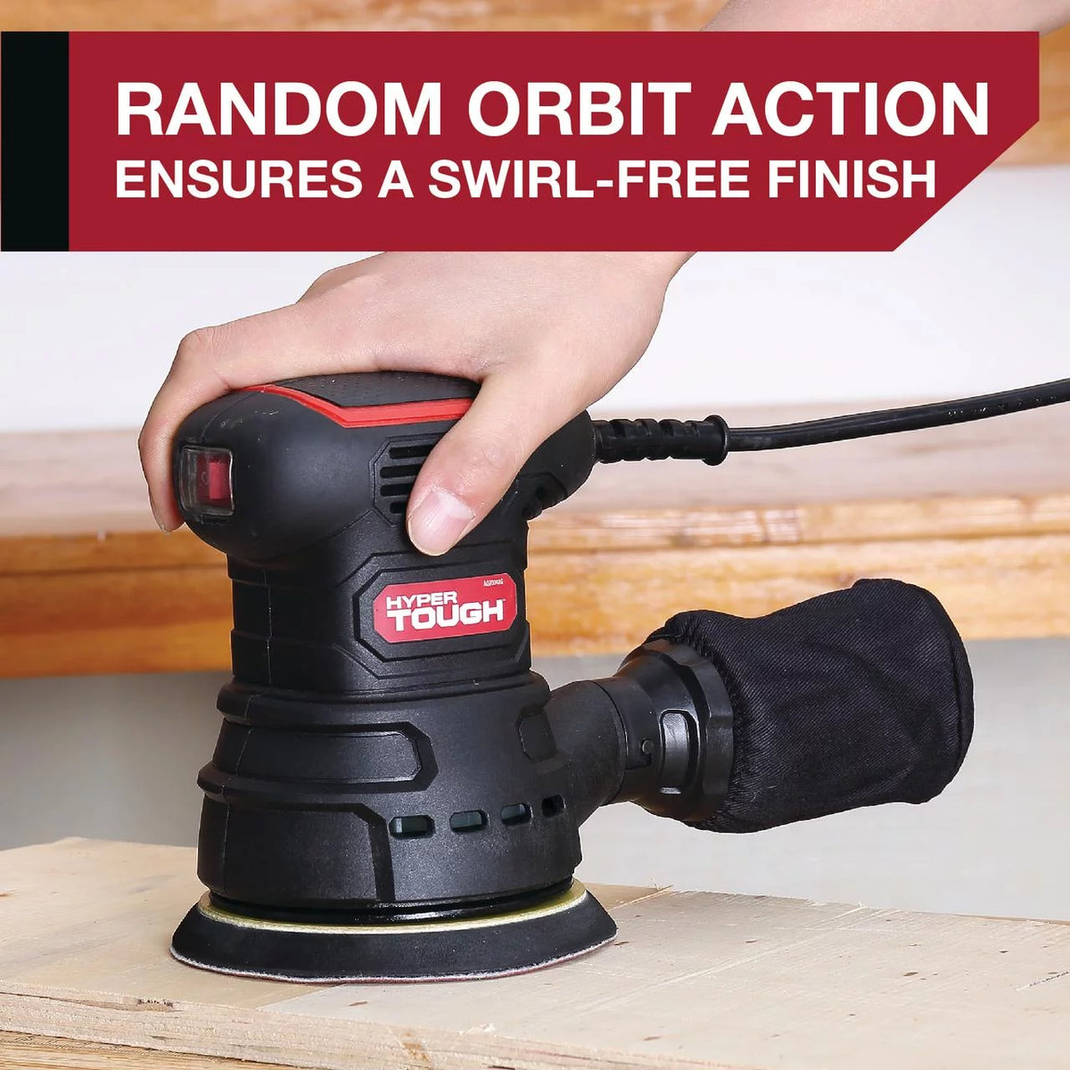 2.5 Amp Corded 5 inch Orbital Sander with Dust Bag T775582